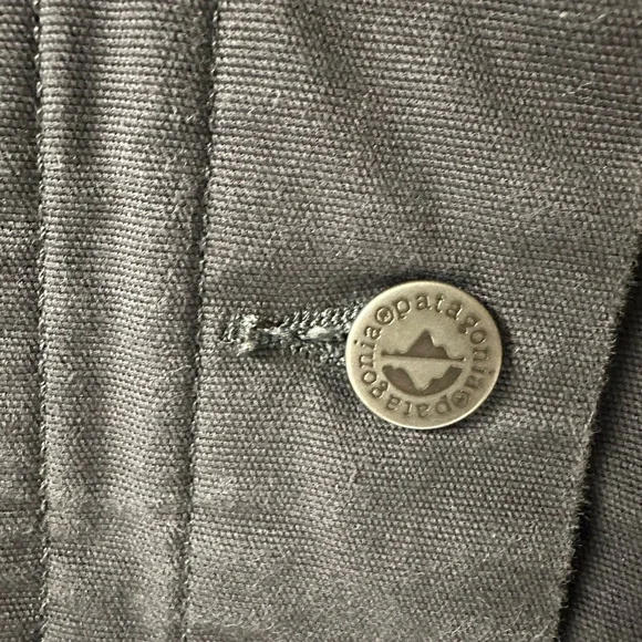 Patagonia Women's Black Jean Jacket with Button Front - Picture 7 of 9